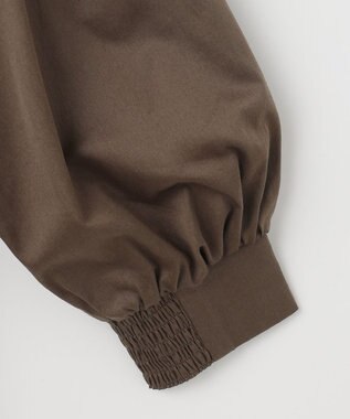 23区 【SLOW/一部店舗限定】ウォッシュドコットンサテン ワンピース ブラウン系