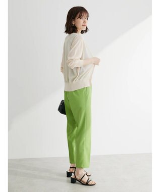Green Parks 接触冷感　テーパードパンツ Green