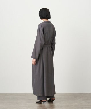 ATON NIDOM SILK | ドレスコート CHARCOAL GRAY