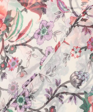 自由区 L 【カタログ掲載・洗える】マラケシュフラワープリント ブラウス マルチ