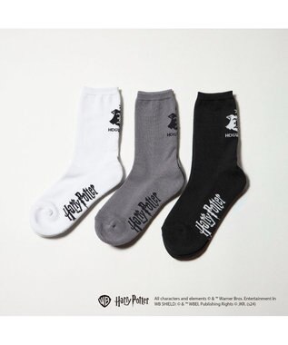 ing <ing>【ハリー・ポッターコラボレーション】エンブレムデザインソックス ブラック