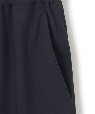 ICB L 【接触冷感・UVカット・速乾・洗える】マットスキューバ セミワイドパンツ ネイビー系［WEB限定］