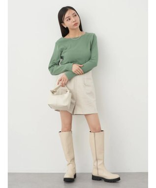 earth music&ecology 細リブＴＥＥ Green