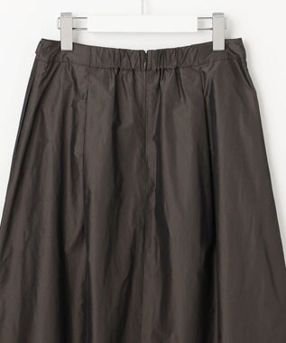 J.PRESS LADIES L ハイマルチタフタ フレアスカート ブラウン系
