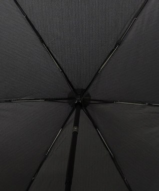 MOONBAT 【自動開閉】POLO RALPH LAUREN 折りたたみ傘  メンズ ストライプ ワンポイント刺繍 大きめ60cm ブラック