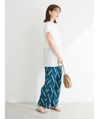 Green Parks プリーツヘムタックチュニック Off White