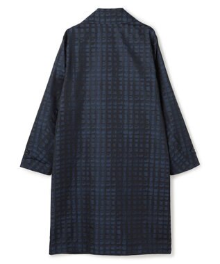 JOSEPH HOMME 【HIGH GRADE LINE】ドローイングプレイド ダブルブレストコート ネイビー系3