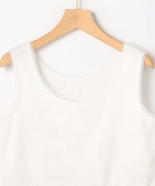 組曲 【先行予約】テレコチュール タンクトップ ホワイト系