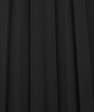 Green Parks サテン変形プリーツスカート Black