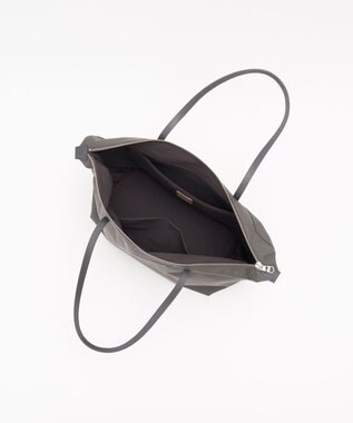 russet ＜390g/撥水性あり＞天ファスナー付きコーデュラナイロントートバッグ(CE-1560) Gray