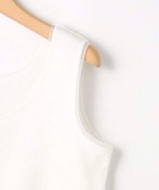 組曲 【先行予約】テレコチュール タンクトップ ホワイト系