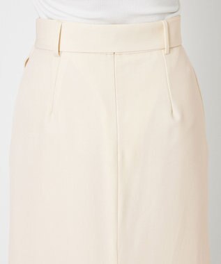 NAVE 【Nave・セットアップ可】ウールポリエステルツイルスカート アイボリー系
