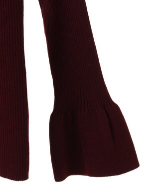 earth music&ecology ２Ｗａｙオフショルニットプルオーバー Red