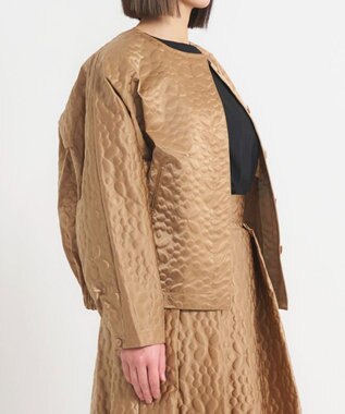 muuc 【土の凹凸を表現したナイロン素材】テレイン ブルゾン ベージュ