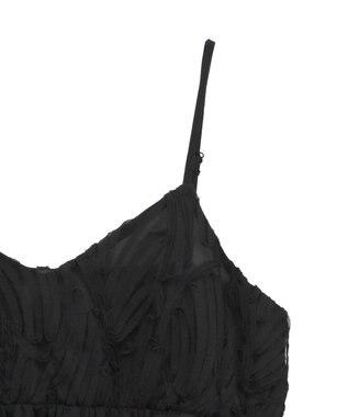 Green Parks テープ刺繍ビスチェ Ivory