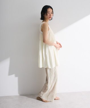 Green Parks テープ刺繍ビスチェ Ivory