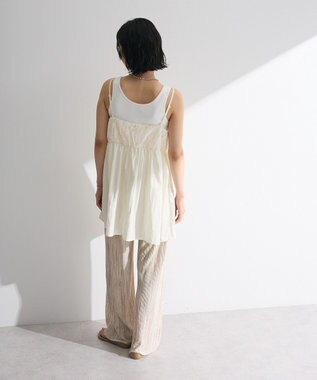 Green Parks テープ刺繍ビスチェ Ivory