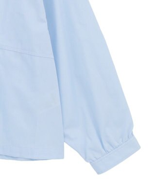 CRAFT STANDARD BOUTIQUE パネルデザインワイドシャツ Sax