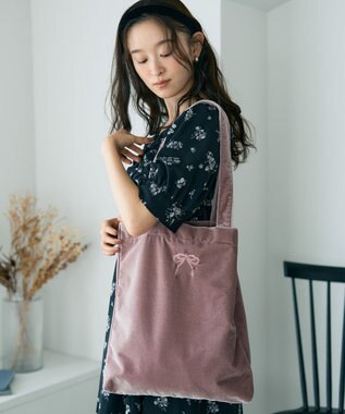 earth music&ecology 【WEB限定】ベロアトートバッグ