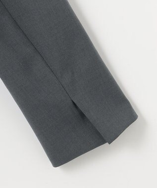 J.PRESS LADIES L 【セットアップ対応・洗える】DRYウーステッド ノーカラー ジャケット グレー系