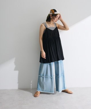 Green Parks テープ刺繍ビスチェ Ivory