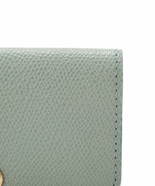 TOPKAPI 【TOPKAPI】角シボ型押し・ 名刺入れ COLORATO コロラート グリーングレー