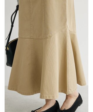 Green Parks ・ＳＵＧＡＲ　ＳＰＯＯＮ　ツイルマーメイドジャンスカ Beige