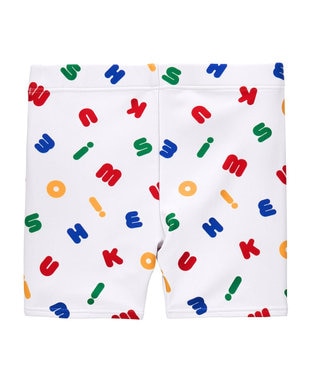 MIKI HOUSE HOT BISCUITS 【ミキハウス】【80-130cm】5分丈水着 マルチカラー