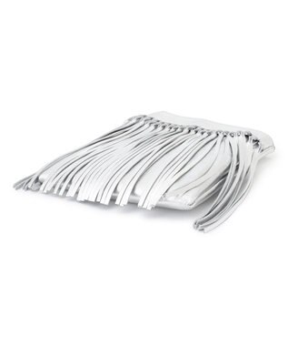 23区 NOMADIS DANCE フリンジ ポシェット (シルバー) シルバー系