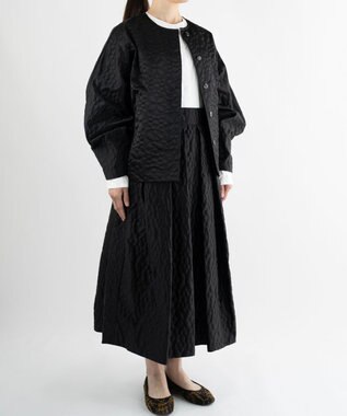 muuc 【土の凹凸を表現したナイロン素材】テレイン ブルゾン ブラック