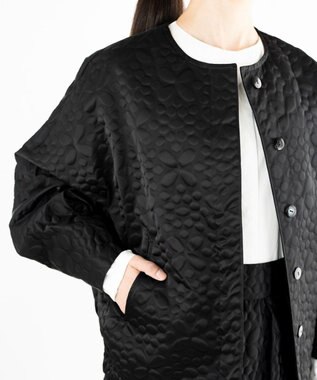 muuc 【土の凹凸を表現したナイロン素材】テレイン ブルゾン ブラック