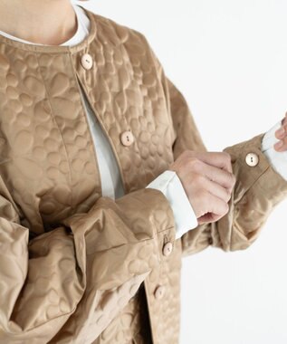 muuc 【土の凹凸を表現したナイロン素材】テレイン ブルゾン ベージュ