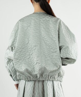 muuc 【土の凹凸を表現したナイロン素材】テレイン ブルゾン シルバーグレー