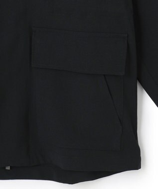 JOSEPH HOMME ライトストレッチアムンゼン ミリタリージャケット ブラック系