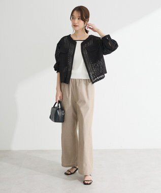 Green Parks Ｉ　レースシャツブルゾン Black