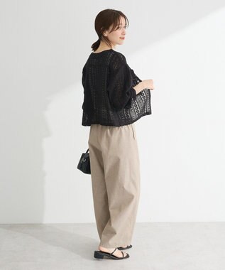 Green Parks Ｉ　レースシャツブルゾン Black