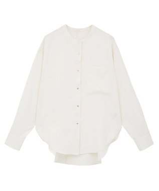 AMERICAN HOLIC 金ボタンバックシャンロングシャツ Ivory