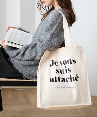 WEGO キャンバスロゴトート 柄1