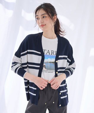 【洗濯機可/UVカット/接触冷感】クールタッチボクシーカーディガン