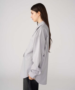 WEGO 【ユニセックス着用ITEM/MLサイズ展開】TRボウタイシャツ（LS） グレー