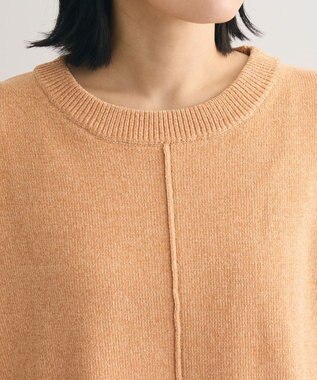 Green Parks ベロアモールリラックスサイズニットプルオーバー Orange