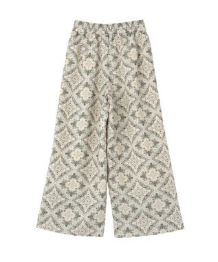 CRAFT STANDARD BOUTIQUE プリントイージーパンツ Light Beige