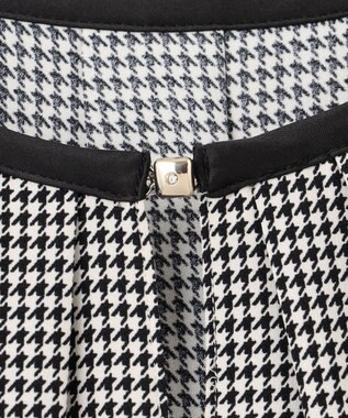 ANY SIS L 【洗える】 バイカラータック ブラウス 千鳥