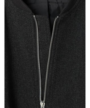 Green Parks ・ＥＬＥＮＣＡＲＥ　ＤＵＥ　ウールライクブルゾン Charcoal Gray