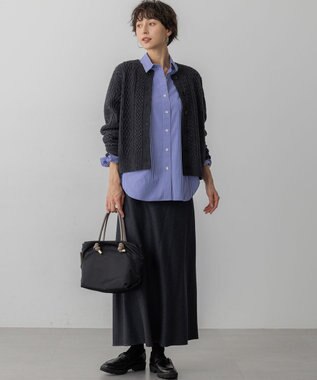 23区 S 【滝沢眞規子さん着用/VERY掲載】CANCLINI ベーシック シャツ ブルーストライプ