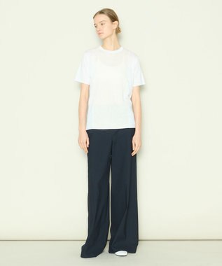 JOSEPH 【洗える】リネンコットン　ニットTEE Ivory