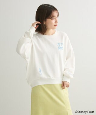 Green Parks トイストーリー／バック刺繍プルオーバー White