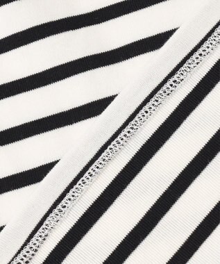 ANY L 【接触冷感/UVケア】バックパール Tシャツ ボーダー