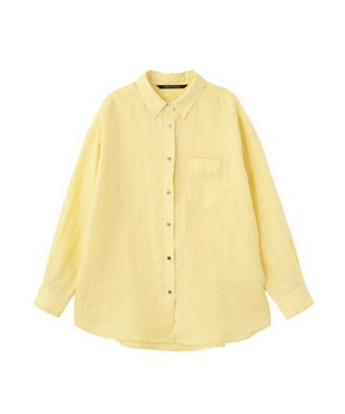 YECCA VECCA 3wayフレンチリネンシャツ Yellow