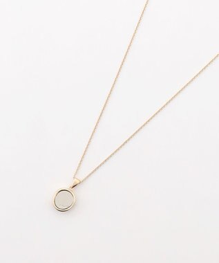 J.PRESS LADIES 【リバーシブル】ワントップ ネックレス ケシウスゴールド×シルバー系